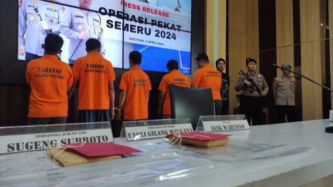 
 Polres Pacitan Berhasil Mengungkap Kasus Mucikari di Sebuah Hotel Di Pacitan