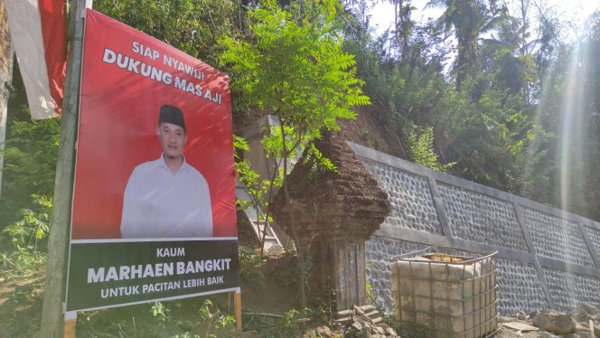 
 Kader PDIP dukung Nyawiji, Pasang Baliho di beberapa Titik