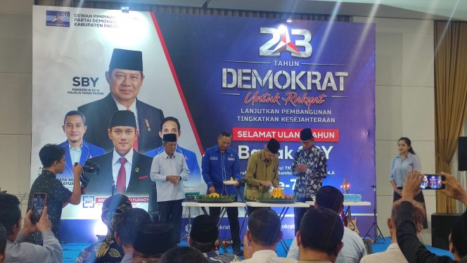 
 HUT Ke-23 Partai Demokrat di Pacitan, Indrata Nur Bayuaji: ‘Rumah Besar Ini Harus Dijaga Keutuhannya