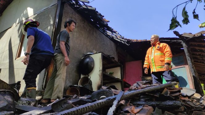
 Ditinggal ke Ladang, Dapur Rumah Milik Warga Kayen Hangus Terbakar