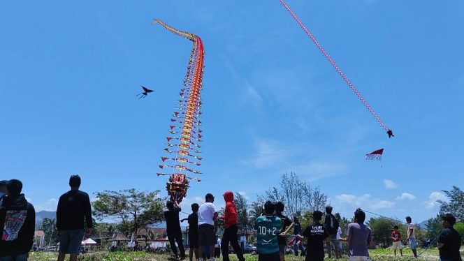 
 Festival Layang-layang Hias Hibur Wisatawan Di Parai Beach Resort Telengria Pacitan