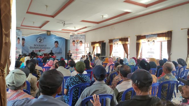 
 Paslon Aji Gagarin Targetkan 86% Kemenangan di Nawangan, Sutikno: Sing Sisih Lewat