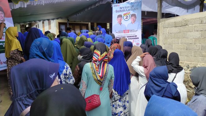 
 Warga Desa Kasihan Antusias Sambut Kampanye Tatap Muka Paslon Indrata-Gagarin