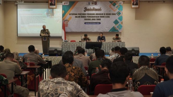 
 Pemprov Jatim Terus Intensifkan Sosialisasi Pemberantasan Rokok Ilegal di Pacitan