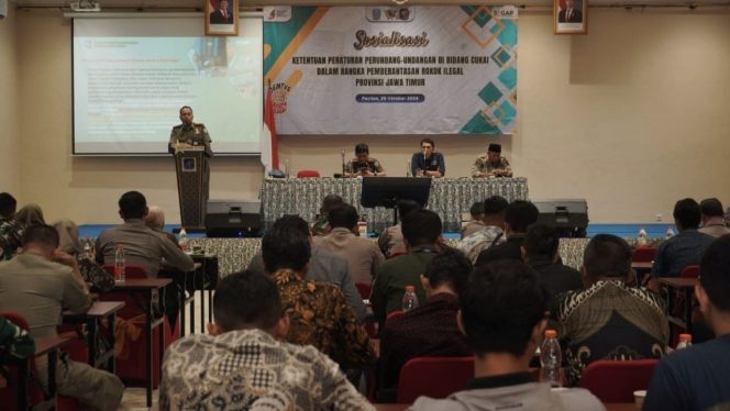 
 Bea Cukai Jatim Tingkatkan Sosialisasi Dampak Hukum Peredaran Rokok Ilegal