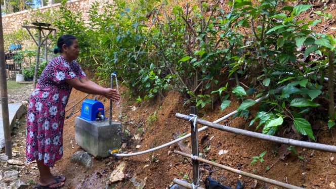 
 Warga Desa Ketro, Kebonagung Kini Tak perlu Lagi beli Air Bersih