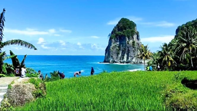 
 Pantai Pangasan, Surga Tersembunyi di Pacitan yang Memukau Wisatawan
