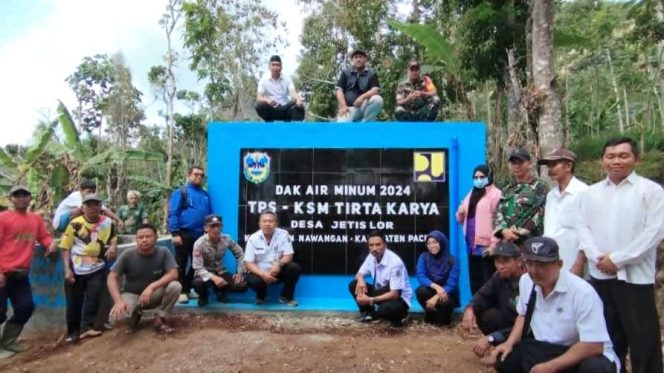 
 Program SPAM Atasi Kekeringan, Warga Desa Jetis Lor Pacitan Nikmati Air Bersih