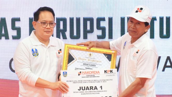 
 Desa Candi Raih Predikat Desa Anti Korupsi Terbaik di Jawa Timur