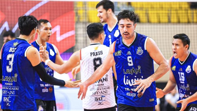 
 LavAni Livin Transmedia Tumbangkan Bhayangkara Presisi 3-1 di Proliga 2025