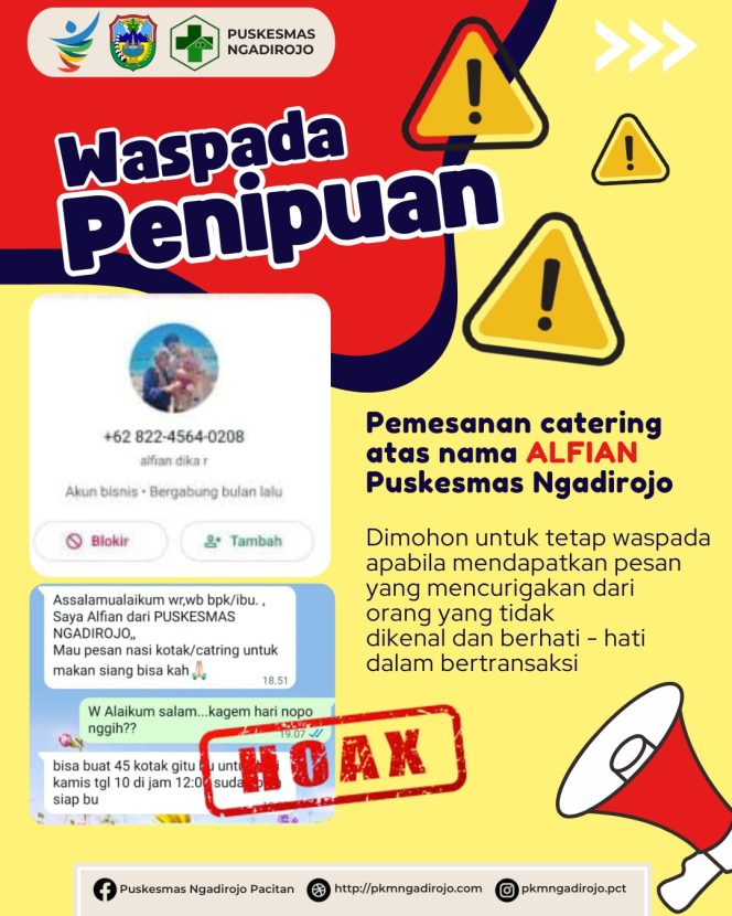 
 Pesanan Fiktif Rugikan Emak-emak, Makanan Diantar ke Puskesmas Tanpa Pemesan
