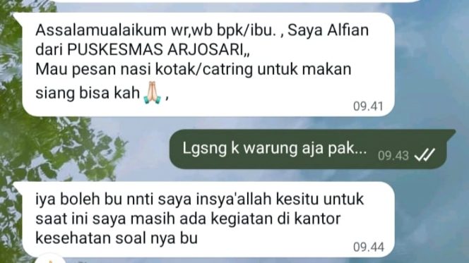 
 Modus Penipuan Berkedok Pemesanan Nasi Box, Puskesmas Arjosari Dicatut