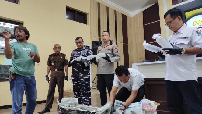 
 Upaya Selundupkan Benih Lobster Digagalkan Polres Pacitan dan TNI AL