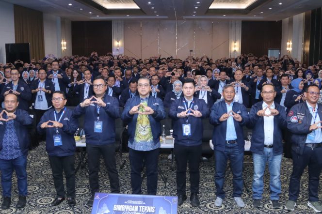 
 Ratusan Anggota DPRD Fraksi Partai Demokrat gelombang pertama mengikuti Bimbingan Teknis Nasional 2025 di Museum dan Galeri Seni SBY*Ani Pacitan. (foto:Humas) 