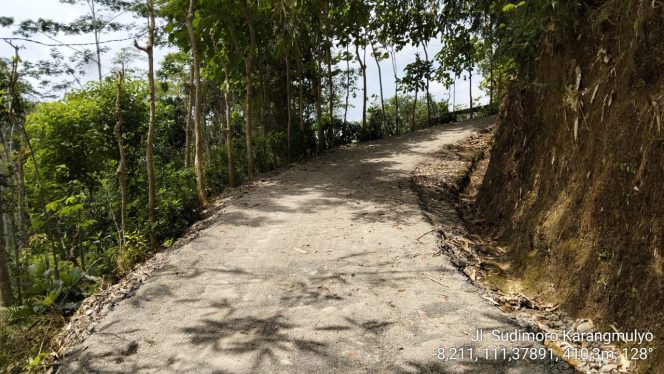 
 Ruas Jalan Sudimoro–Karangmulyo Kini Mulus Usai Direhabilitasi