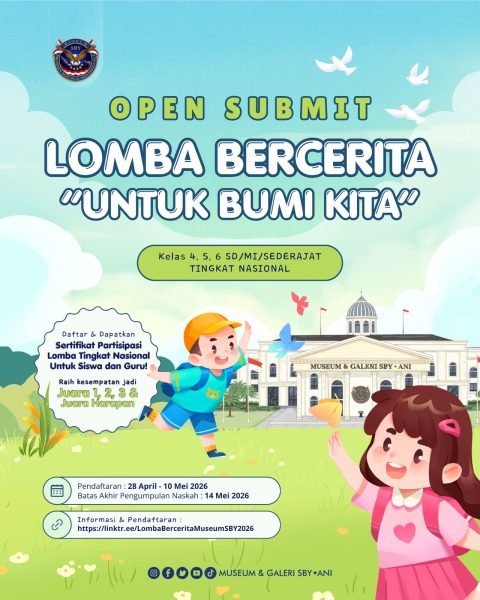 Poster resmi Lomba Bercerita tingkat nasional 2026